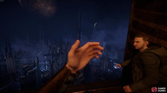 This mysterious character knows a lot about the cube and alternate realities.