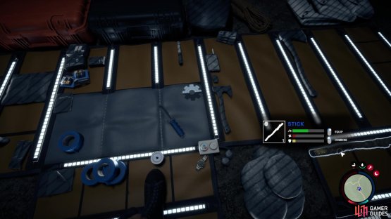 Combine the Knife, Sticks and Duct Tape