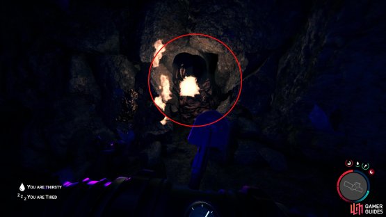 When exiting the area, look for the wall mutant against the wall. Defeat it and follow the path behind it.