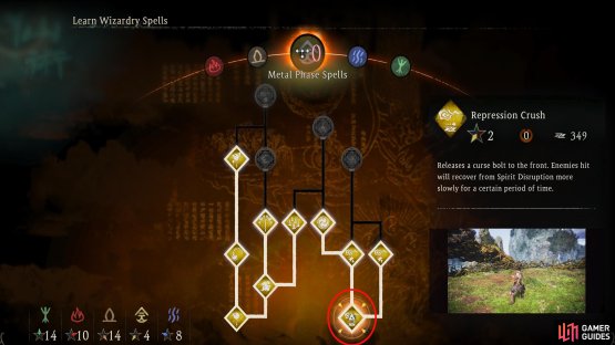 Repression Crush can be found on the right of the Metal Phase tree.