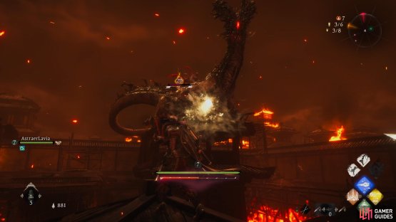 then stand on the platform in front and shoot him.