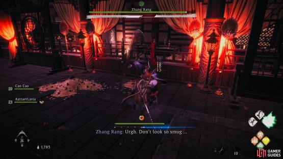 then increase Zhang&rsquo;s Spirit Gauge to perform a Fatal Strike