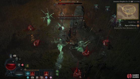 then destroy the Risen Remains.