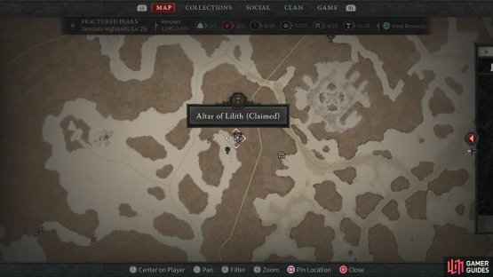 Head here in the !Desolate Highlands