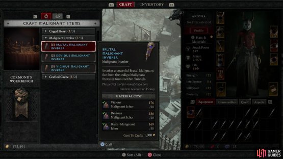 or you can craft Brutal Invokers, which you can use to spawn Brutal Elites from Brutal Overgrowths.