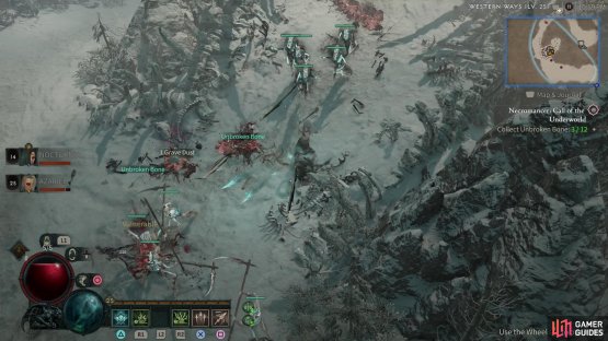 Kill the Bone Warriors that pop up and harvest their Unbroken Bones.