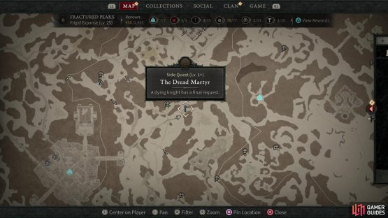 seek out this dying knight northeast of !Kyovashad, just east and slightly south of the !Black Asylum dungeon.