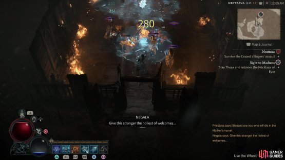 and when the cultists attack, dispatch them.