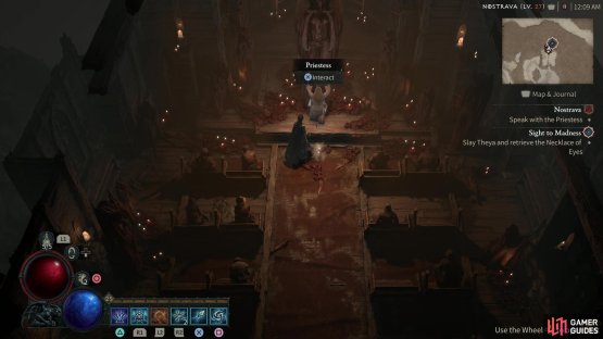 Investigate the church,