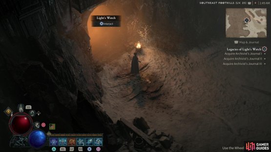 Seek out the Light&rsquo;s Watch dungeon,