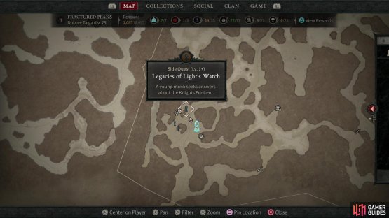 who can be found along the northwestern edge of Margrave.