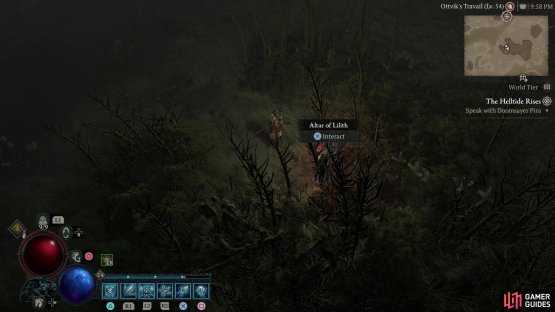to find this statue hiding in a thicket.
