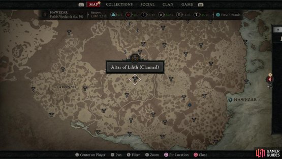Search for this Lilith Statue along the north-center of the Fethis Wetlands, south of the Ruins of Rakhat Keep