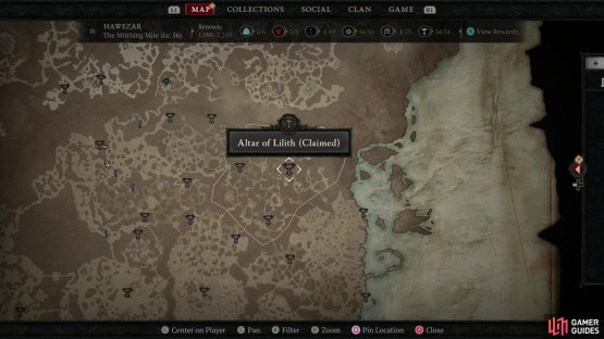 You can find this Lilith Statue south, southwest of The !Tree of Whispers Waypoint,