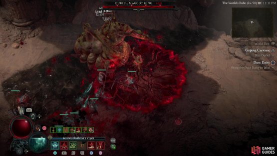 Against uber bosses and higher tier Nightmare Dungeons you&rsquo;ll have to play a bit smarter, but the core concept is the same - and the Blood Surge Necromancer can stand toe-to-toe with the worst enemies the game has to offer.