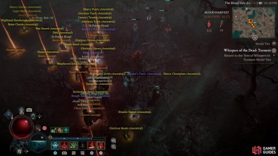 Defeating the Ancient Vampires in Blood Harvests events can yield a great number of drops - through sheer weight of numbers, you may find an uber unique.