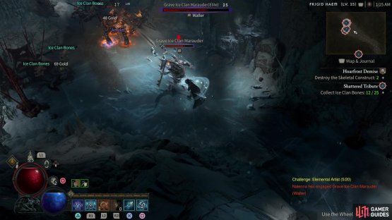 Kill khazra within the dungeon to harvest their bones.