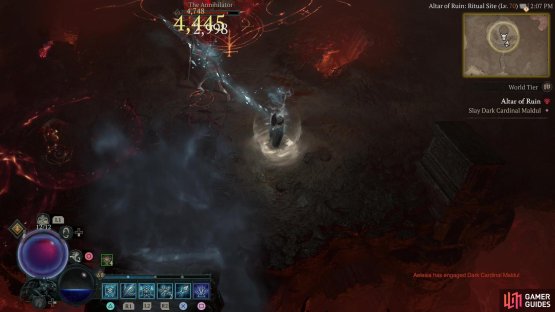Before Cardinal Maldul deigns to fight you himself, you must first defeat a Fallen Shaman named The Annihilator,