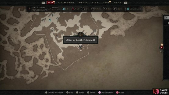You can find a Lilith Statue along the southern edge of the Stronghold,