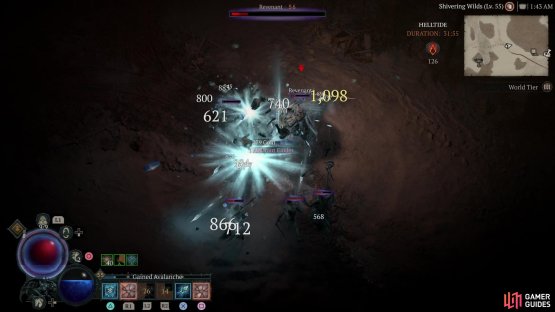then punish with Ice Shards.