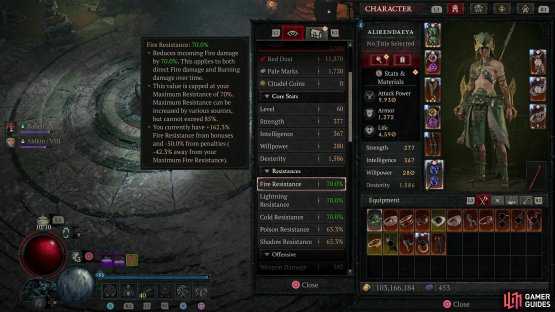 while resistances are usually capped at 70% each.