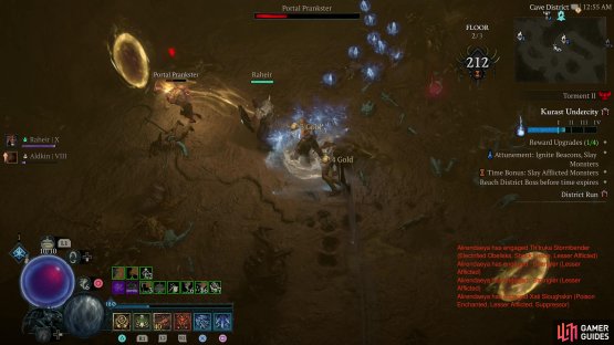 During Kurast Undercity runs you may stumble across a Portal Prankster - a type of Treasure Goblin that darts between portals in an attempt to evade pursuit.