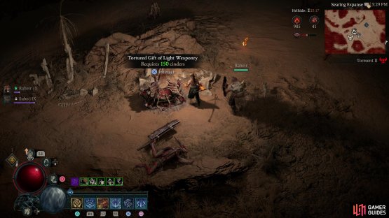 or weapons chests during Helltides.