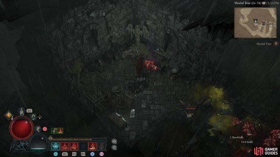 to find the Altar sitting inside the pit.