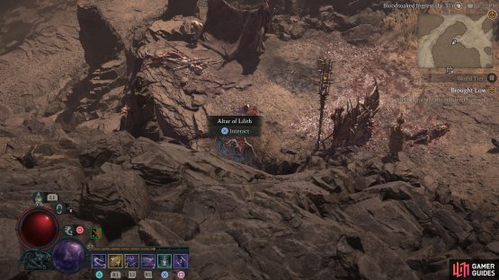 to find the statue sitting in the cannibal camp
