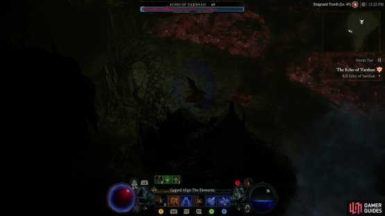 Players must dodge highlighted ground attacks, typically a line, or these large triangles that coat the room.