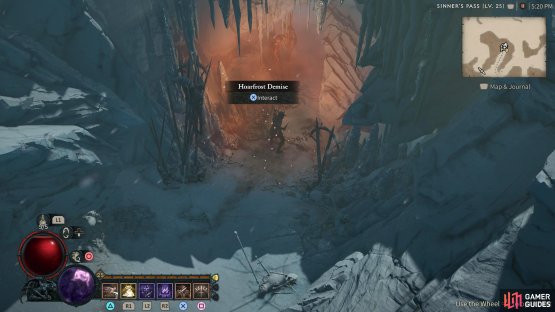 where you&rsquo;ll find the Hoarfrost Demise dungeon.