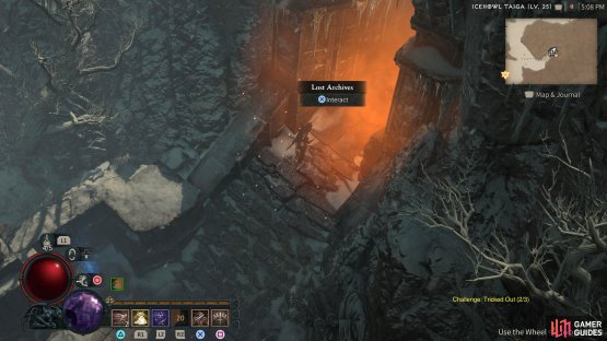 where you&rsquo;ll find the Lost Archives dungeon.