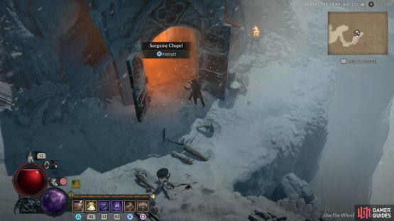 where you&rsquo;ll find the Sanguine Chapel dungeon.