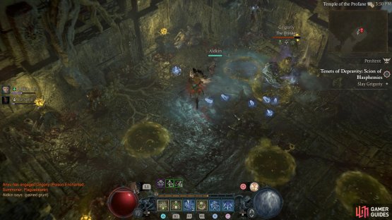 Grigoriy will sprint after you, leaving poison pools behind him. When he reaches you, he&rsquo;ll use a combination of melee attacks.