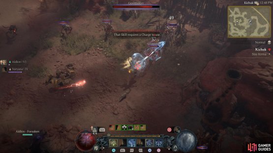 When you&rsquo;ve dealt a quarter of Kirma&rsquo;s health, destroy the cages.