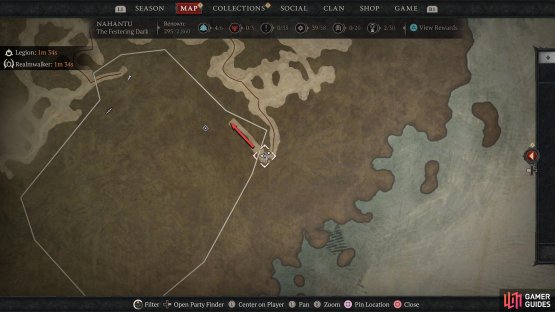 Make your way to the southeast corner of Restless Canopy to find the Stronghold.