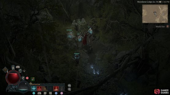 to find the altar in the corner.