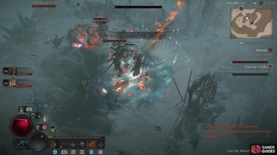 and follow the path to the second ritual guardian and Stormcaller.