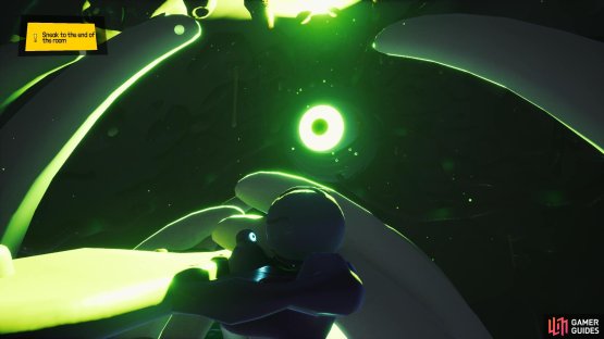you&rsquo;ll need to use the rib pieces to hide from the eye&rsquo;s laser shot!