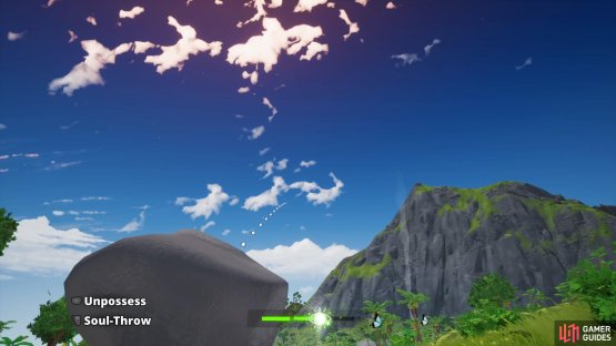 Launch it into the air while you&rsquo;re possessing it