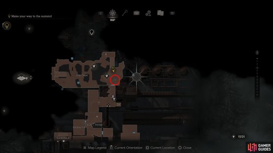 Head to this location on the map