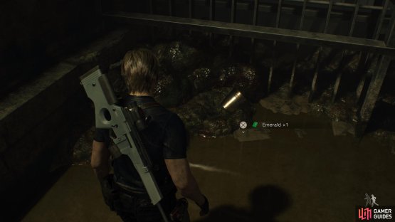 to find the treasure on the floor.