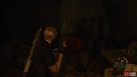 to find the treasure in the tent.