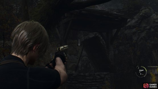 to find the treasure hanging on top of the well.