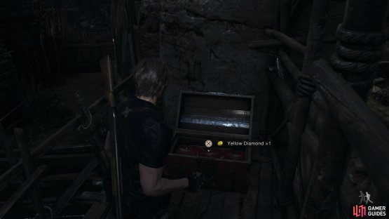 to find the Yellow Diamond sitting in a red chest.
