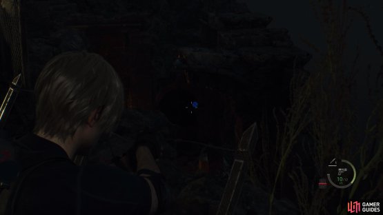 to find the medallion sitting in the ruins.