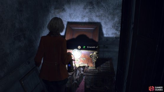 The chest will be to your right after the door, behind the folding screen.
