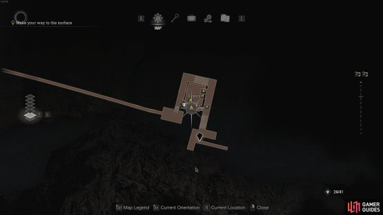 The location of the Clockwork Castellan at the stopover during chapter 11.