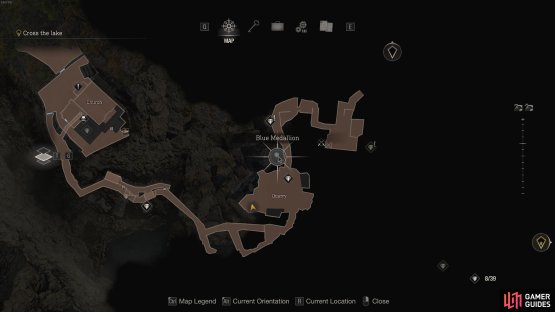 The location of the first Blue Medallion just north of the quarry.