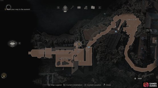The location of the room where you&rsquo;ll find the Clockwork Castellan.